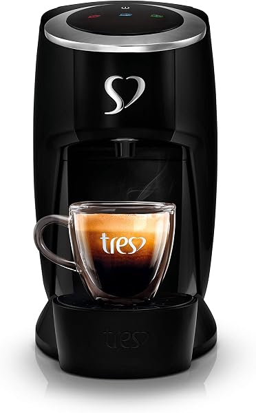 3 Corações TRES Cafeteira Espresso e Multibebida Touch Preta - 127V