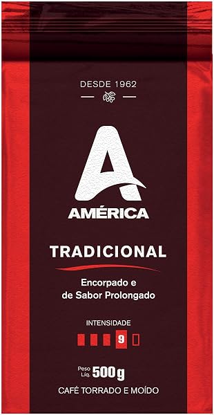 América Café Torrado e Moído Vácuo Clássico 500g