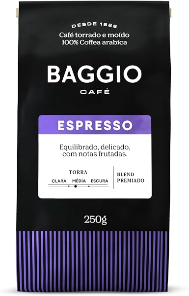 Baggio Café Café Torrado e Moído Espresso 250g