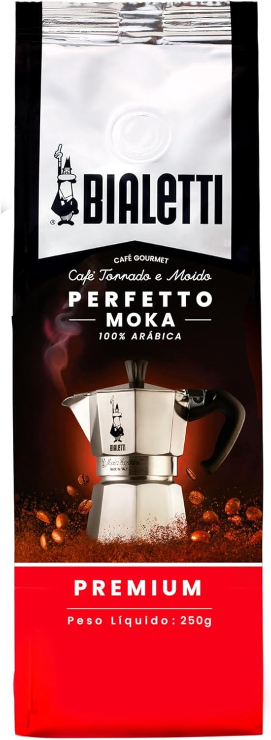 Bialetti Café Torrado Moído Para Moka Napoli 250g