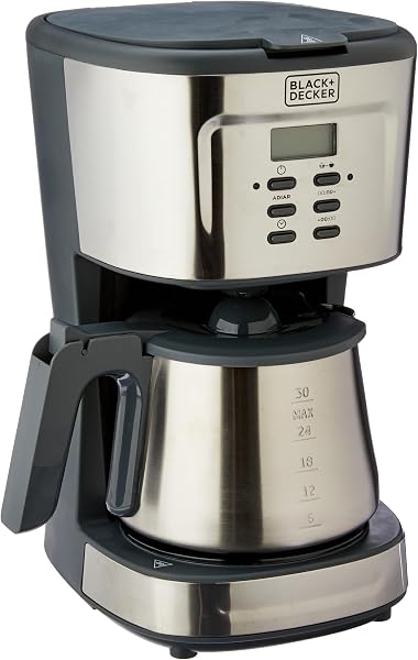 BLACK+DECKER Cafeteira com Jarra Inox Programavel CM300G 110V