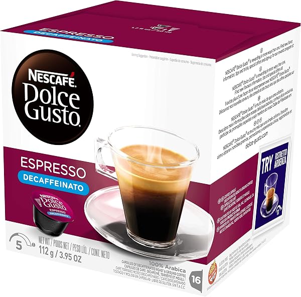 Café em Cápsula, Nescafé, dolce gusto, espresso decaffeinato Blue, 16 Cápsulas