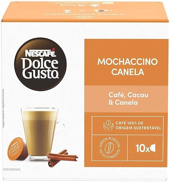 Cafe em Capsula NESCAFE DOLCE GUSTO Mochaccino Canela 10 Capsulas