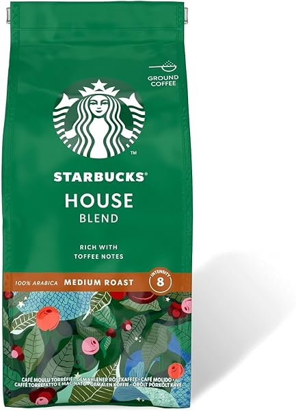 Café Starbucks House Blend Torrado e Moído Torra Média 250g