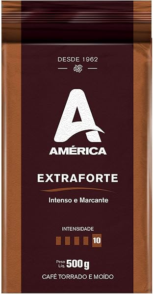 Café Torrado e Moído América Vácuo Extraforte 500g