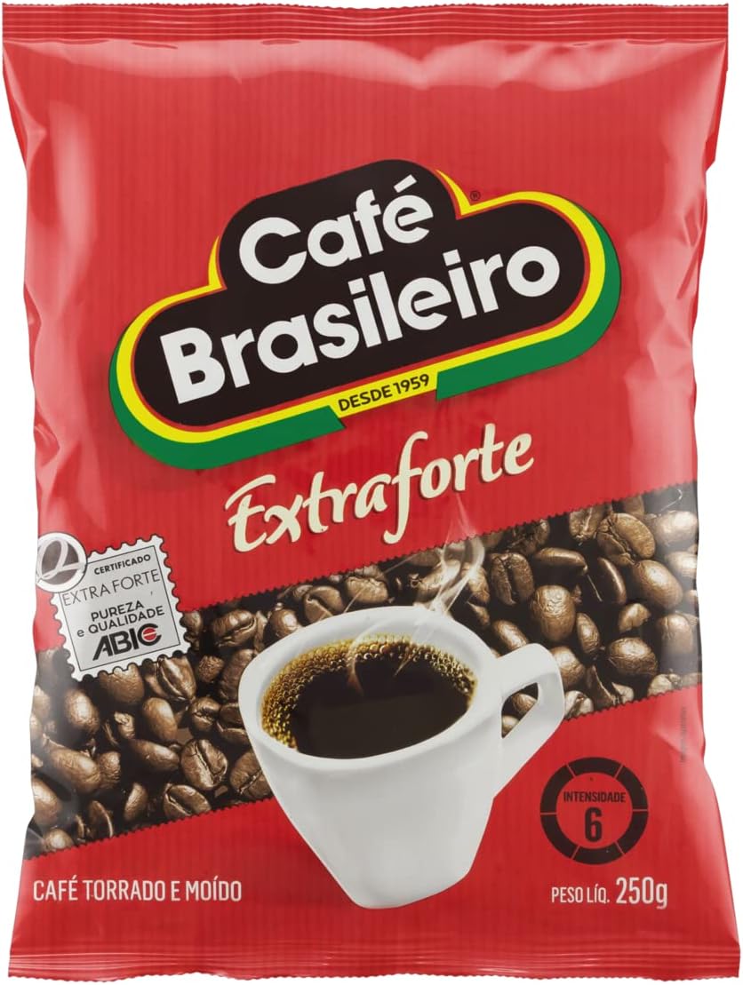 Café Torrado e Moído Extraforte Café Brasileiro Pacote 250g