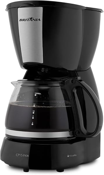 Cafeteira, CP15, 15 xicaras, Preto, 110V, Britânia