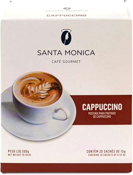 Cappuccino Monodose Santa Mônica 300g (20 sachês)