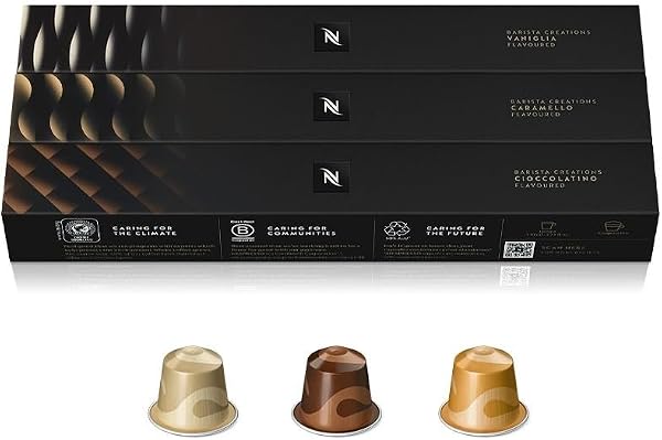 Cápsulas de Café Nespresso com aroma de Baunilha, Caramelo e Chocolate Amargo - 30 Cápsulas
