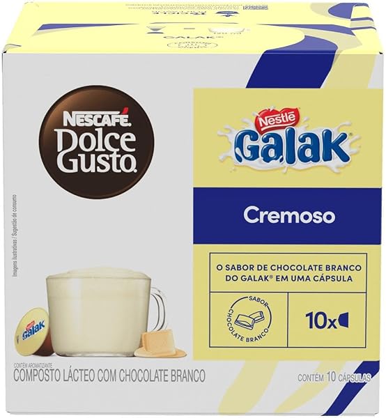 Dolce Gusto Nescafe Achocolatado Em Capsula Galak 10 Capsulas 180G