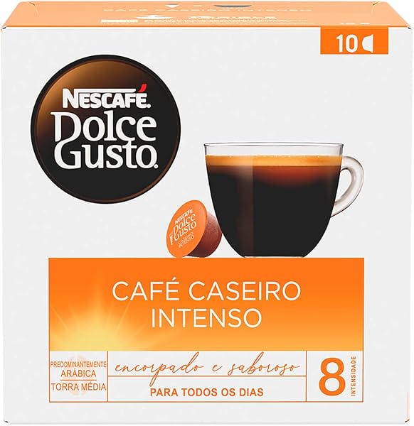 Dolce Gusto Nescafe Cafe Caseiro Intenso 10 Capsulas 90G