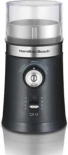 Hamilton Beach, 80393-BZ127, Moedor Ajustável, 127V, Preto