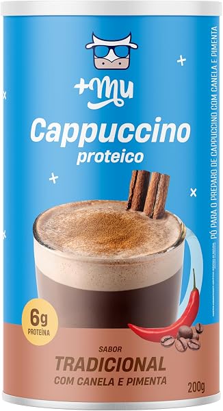 +Mu Cappuccino com Whey 200g