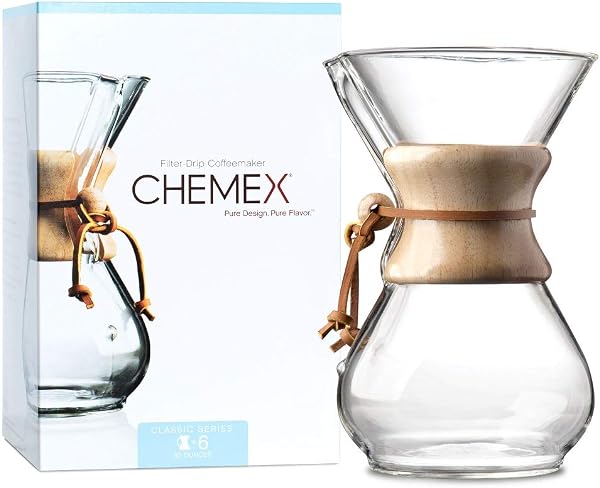 Passador de Café CHEMEX Classic Series Transparente 6 Xícaras