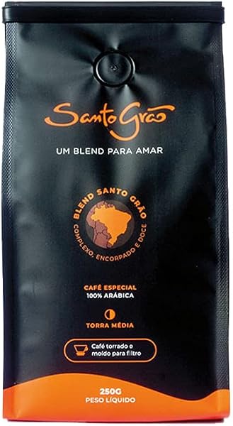 Santo Grão Café Especial Blend em Grãos 250g